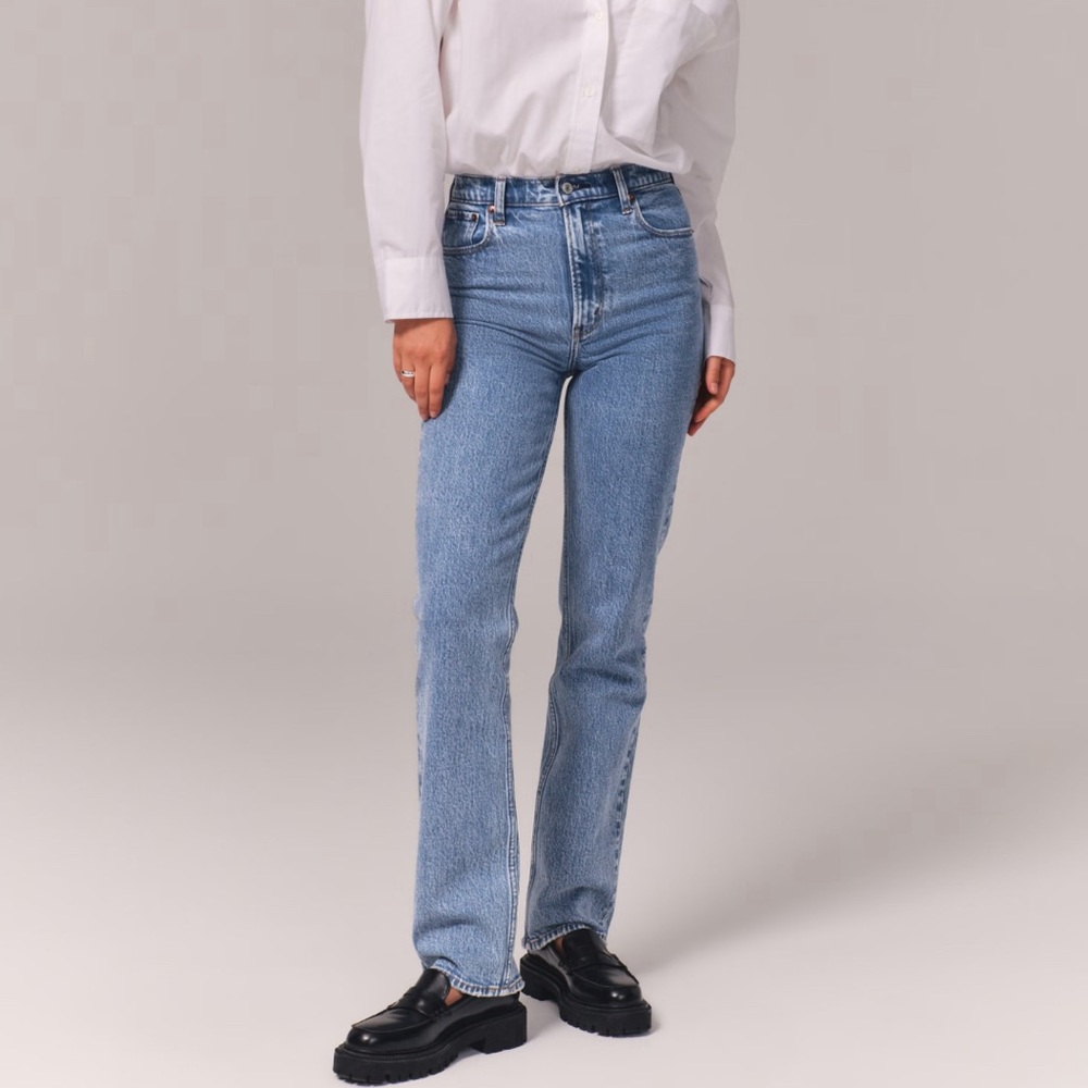 Abercrombie and fitch 90's straight jean